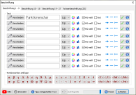 Mehrere Module - Beschriftungsfenster